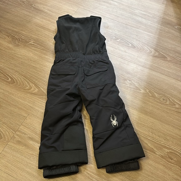 Spyder Boys Ski Challenger Jacket & Ski Bib Pants Red Black Snow Winter Set 3T - Picture 12 of 14